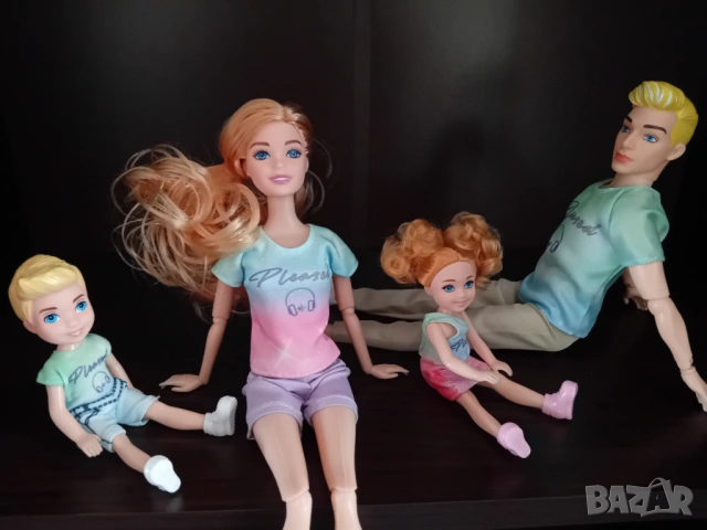 Комплект от 4 кукли / семейство/. Нови., снимка 3 - Кукли - 53122477