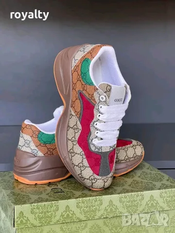 Gucci Нови Дамски Маратонки с Кутия Гучи , снимка 4 - Маратонки - 56317897