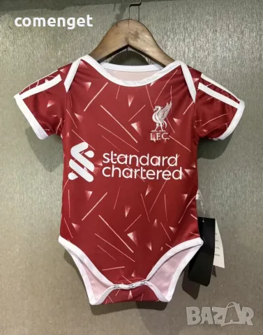 NEW 26/27! Бебешки бодита Liverpool, Arsenal, Man United, Chelsea, Real Madrid, Barcelona, снимка 14 - Бодита за бебе - 53760328