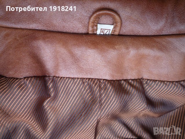 Кожено яке от естествена кожа „Giovanni“, цвят светло кафяв , снимка 9 - Якета - 40651581
