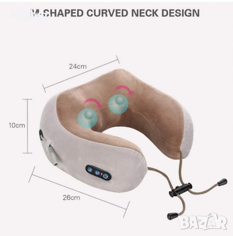 Шиацу масажор за врат със загряваща функция, снимка 2 - Масажори - 31100929