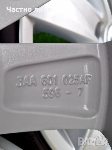 Продавам 4бр оригинални 16-ки джанти с летни гуми за Фолксваген Пасат, Голф, Туран,Джета , снимка 12 - Гуми и джанти - 53026465