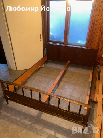 Дървена спалня / легло – като ново, неупотребявано., снимка 2 - Спални и легла - 52584869