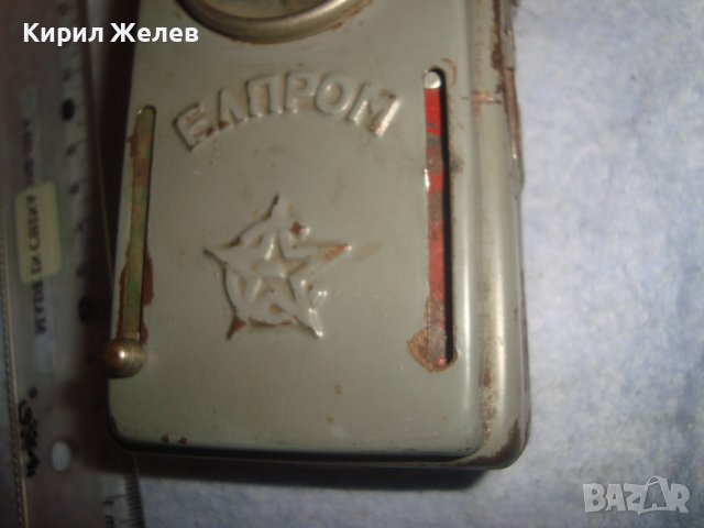 ЕЛПРОМ - СТАРО СИГНАЛНО МЕТАЛНО РЯДКО РЕТРО БГ - ФЕНЕРЧЕ ВОЕННО с 3 ЦВЯТА 32211, снимка 10 - Антикварни и старинни предмети - 38276958