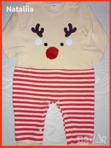 Лот от 3 чаровни гащеризона (9–12 месеца), снимка 3 - Комплекти за бебе - 51830886