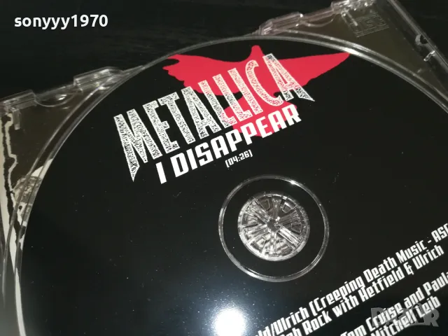 METTALLICA I DISAPPEAR CD /04:26/ MADE IN GERMANY 0611241734, снимка 2 - CD дискове - 47867277