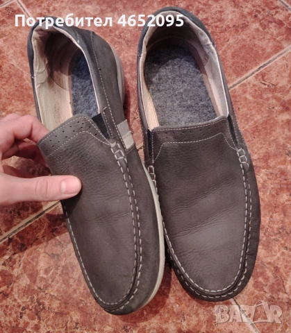 Мъжки обувки 46 Lumberjack от естествена кожа, снимка 3 - Мокасини - 53882783