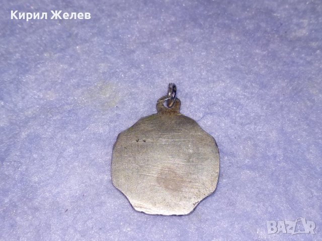 СТАРИННА СРЕБЪРНА КАТОЛИЧЕСКА ИКОНКА МАЙСТОРСКА ИЗРАБОТКА РЕЛИГИОЗЕН МЕДАЛЬОН 24660, снимка 6 - Антикварни и старинни предмети - 39376125
