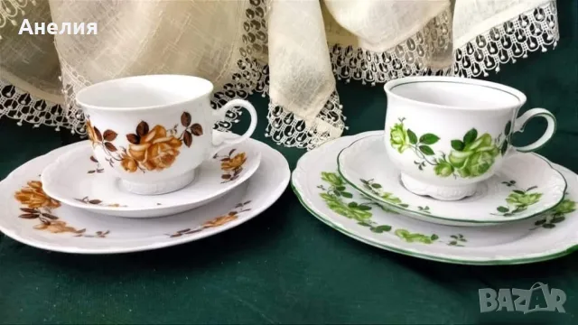 Mitterteich Bavaria -зелена роза, снимка 3 - Чаши - 49141509