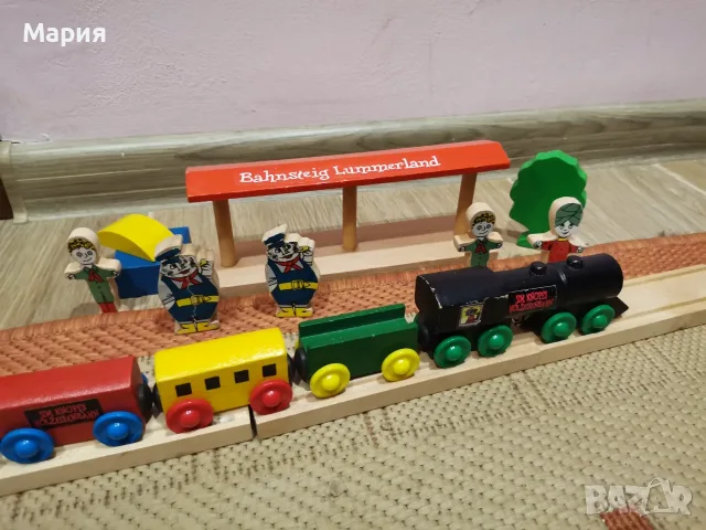 Дървено детско влакче