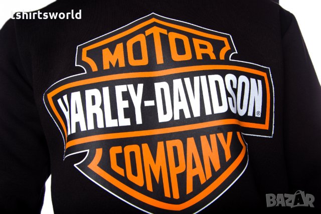 Нов детски суичър с трансферен печат Harley Davidson, мотори, Харли Дейвидсън, снимка 2 - Детски анцузи и суичери - 34549626