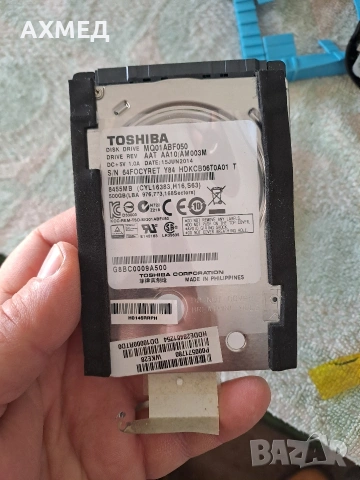 Hard Drive Toshiba 500 GB / MQ01ABF050, снимка 2 - Твърди дискове - 53338853