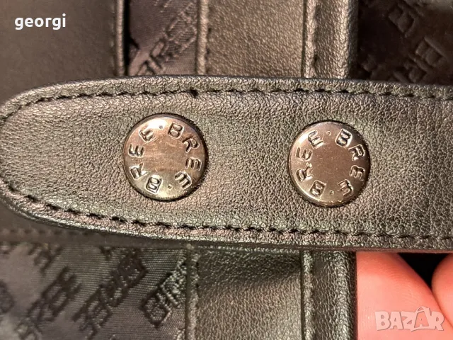 луксозен кожен бизнес куфар Bree, снимка 11 - Куфари - 49216853