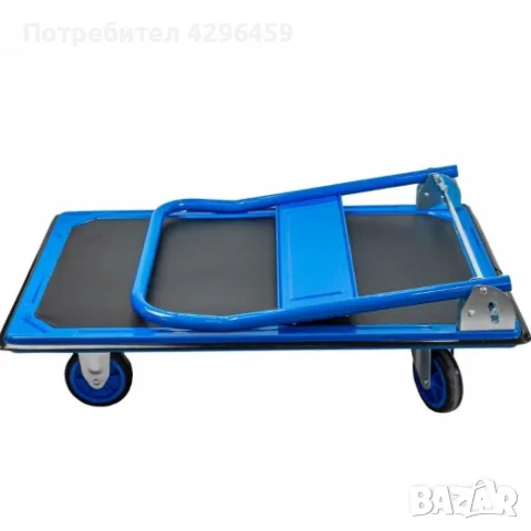 Количка платформена 150 кг, 740х480 мм, метална, снимка 3 - Друго търговско оборудване - 56166520