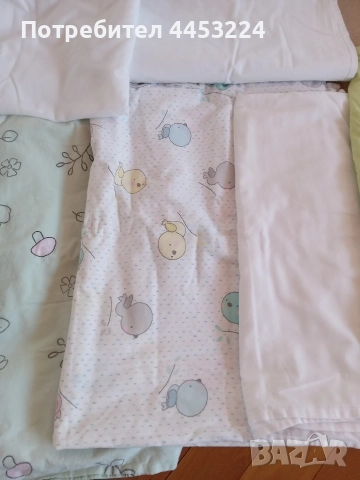 Бебешки-детски балдахин, обиколници,матрак алое вера и чаршафчета, снимка 18 - Спално бельо и завивки - 51487335