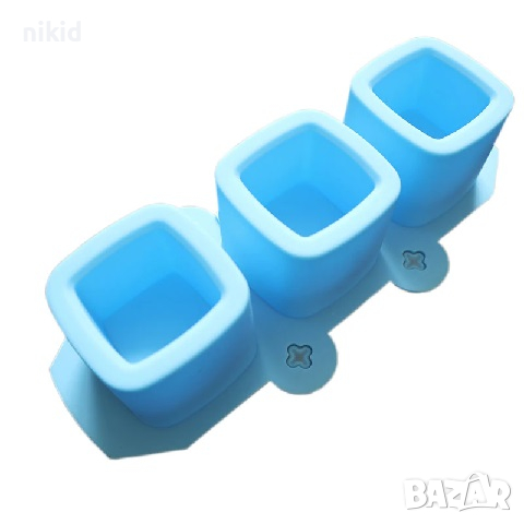 3 бр цилиндър квадратни кашпи кашпа калъп свещ саксия чаша шоколад глина силиконов молд форма калъп, снимка 4 - Форми - 36462306