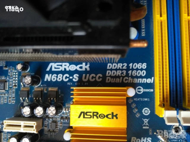  ASRock N68C-S UCC, снимка 4 - Дънни платки - 50844585