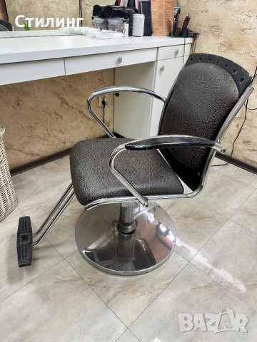 Берберски стол/кожено кресло 2 бр. 