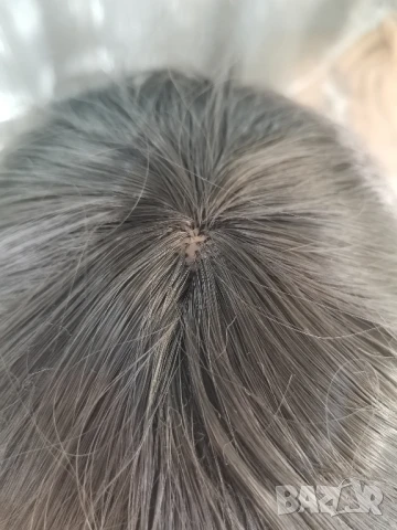 Нова средна дължина черна перука с бретон - 45 см - мод.5 →, снимка 8 - Аксесоари за коса - 50919387