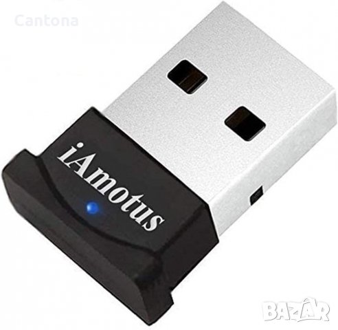 iAmotus® Bluetooth USB адаптер 4.0 + EDR USB донгъл, ниска консумация на енергия