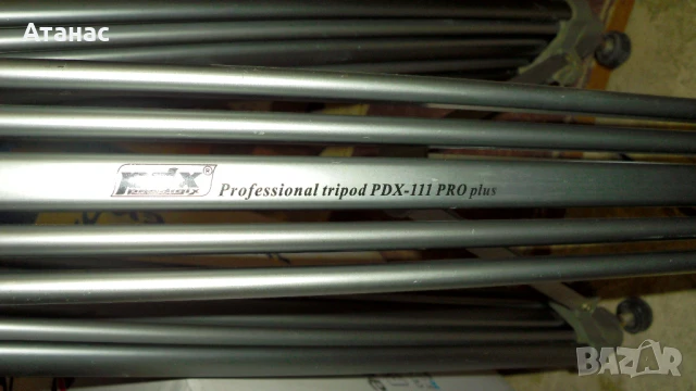  Професионален видео и фото статив PDX - 111  PRO PLUS с флуидна глава , снимка 7 - Чанти, стативи, аксесоари - 50818048