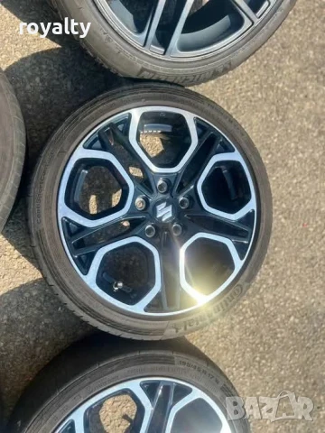 5х114.3 17 Джанти Suzuki Swift SX4 Vitara 5x114.3 Сузуки СХ4 Витара Оригинални на Сузуки, снимка 5 - Аксесоари и консумативи - 50947695