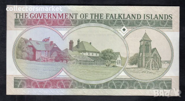 10 паунда 2011, Фолкландски острови, снимка 2 - Нумизматика и бонистика - 47634677