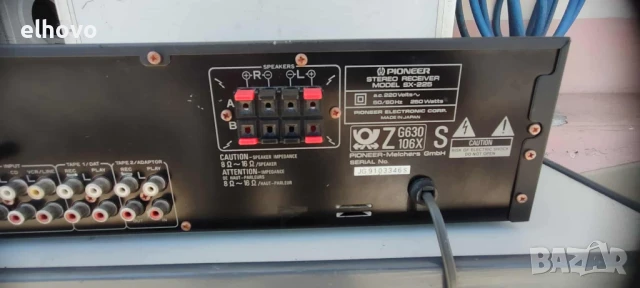 Ресивър Pioneer SX-225, снимка 4 - Ресийвъри, усилватели, смесителни пултове - 50894298