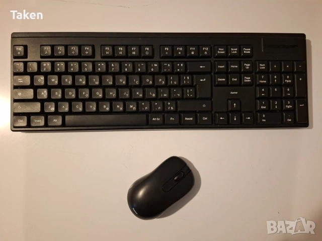 Комплект безжична клавиатура с мишка Hama WKM-100, снимка 3 - Клавиатури и мишки - 54123221