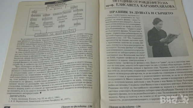 Списания Светът на Физиката 1998, брой 1, 2 и 3, снимка 7 - Списания и комикси - 51067883