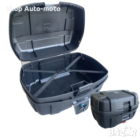 Куфар за мотоциклет Automat, 50L, Водоустойчив, С дръжка, Черен