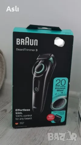 Тример Braun Beard Trimmer BT3222 Wet&Dry, снимка 2 - Машинки за подстригване - 49701248