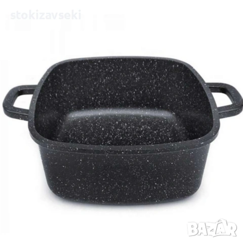 Комплект тенджери – Cheffinger от 3 части с мраморно покритие и капаци + подарък 2 ръкавици, снимка 5 - Съдове за готвене - 54138471