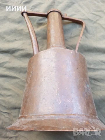 Османски бакърен ибрик гюм чайник, снимка 3 - Антикварни и старинни предмети - 53927379