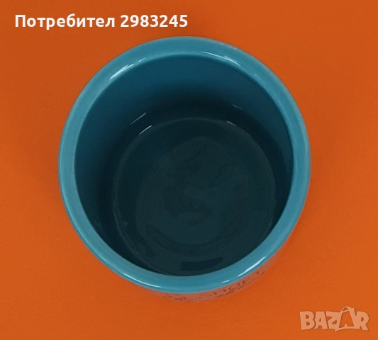 Керамична ваза с надпис , снимка 3 - Вази - 54086463