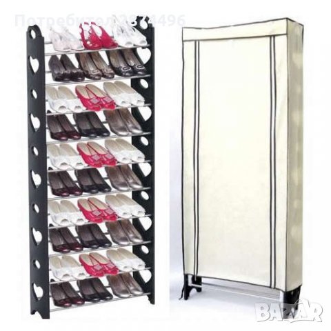 Сглобяема етажерка за обувки за до 30 чифта обувки, снимка 3 - Други стоки за дома - 30895589