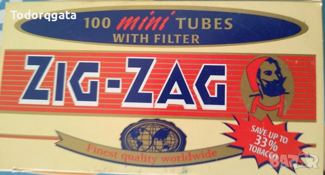 Zig-Zag празни цигари с филтър за пълнене 100бр 65мм филтър 15мм Зиг-Заг