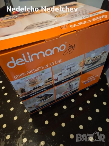 Хлебопекарна Delimano, използвана, в оригинална опаковка, снимка 9 - Хлебопекарни - 54103952