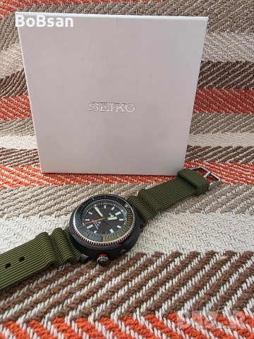 Seiko Prospex Tuna V157-0DE0 SNE547P1 Divers Solar Street Series Green Olive/Black, снимка 6 - Мъжки - 52928287