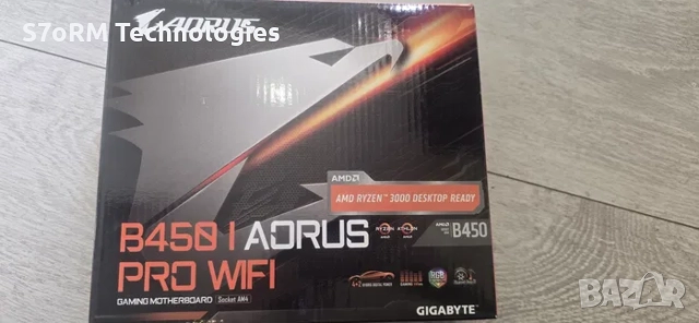 GIGABYTE B450 I AORUS PRO WIFI AM4 Mini ITX дънна платка