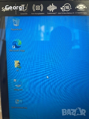 Лаптоп Acer Spin 3, снимка 4 - Лаптопи за работа - 54324636