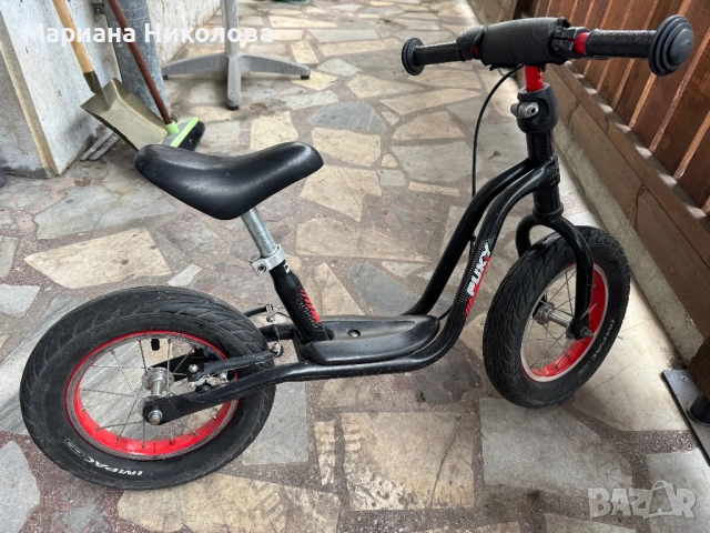 Балансиращо колело със спирачка и степенка PUKY LR XL - черно, снимка 2 - Детски велосипеди, триколки и коли - 54126475