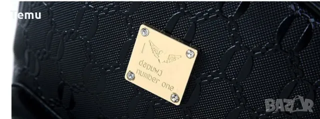 Комплект раница и 3 чантички / Цвят: Черен, снимка 1