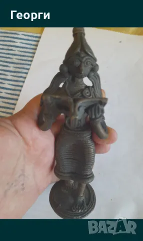Бронзова статуетка-66, снимка 7 - Антикварни и старинни предмети - 50125617