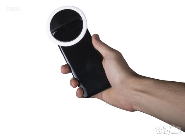 НОВИ! LED селфи ринг лампа за телефон Intempo Germany, снимка 2 - Селфи стикове, аксесоари - 40836553