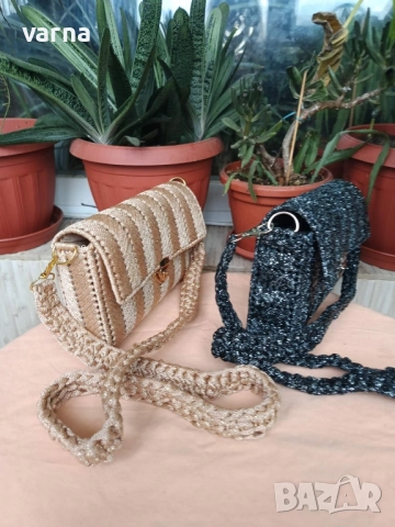 Невероятно красиви ръчно плетени дамски чанти. , снимка 3 - Чанти - 51860133