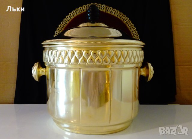 Месингова тенджера Wümak Germany 1900 г. , снимка 4 - Антикварни и старинни предмети - 42752573