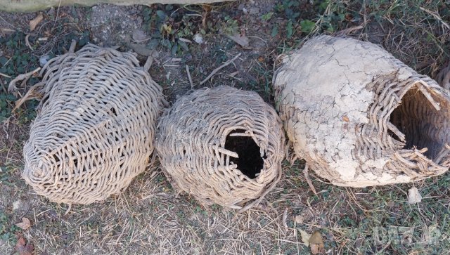 6 броя (шест) стари пчелни кошера, плетени, пчелен кошер, кошери, кош, мивка, кантар, снимка 4 - Други - 42764853