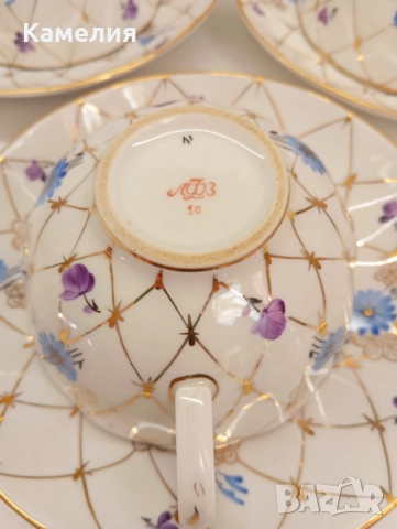 Руски порцелан , снимка 10 - Чаши - 52943242