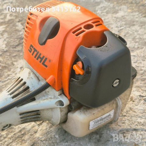 STIHL FS 87 моторна коса / тример – с колан, нож и корда, снимка 4 - Моторни триони/резачки - 53851078